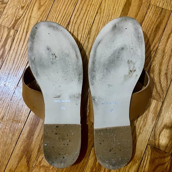 Intervalle Amy Leather Sandal in Dark Tan Size 40 - Picture 3 of 3